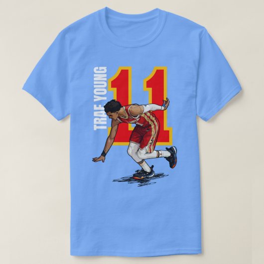 Trae Young 11 te klein basketbal Thirt T-shirt (Design voorkant)