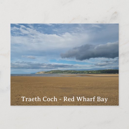 Traeth Coch - Red Wharf Bay Briefkaart (Voorkant)