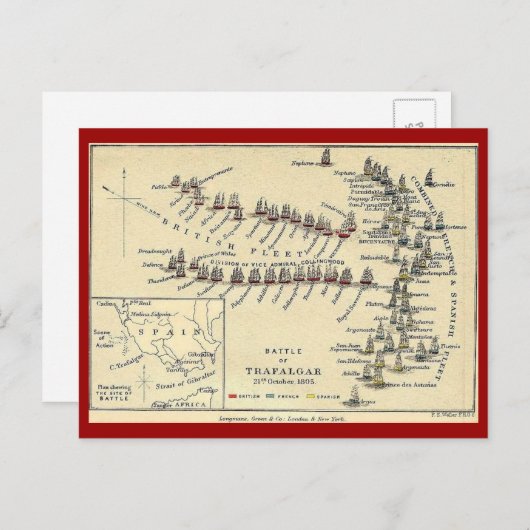 Trafalgar Briefkaart (Voorkant / Achterkant)