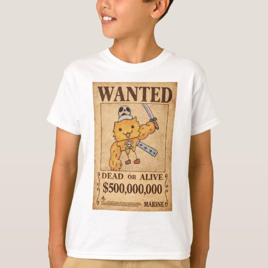 Trafalgar .D. Cat T-shirt (Voorkant)