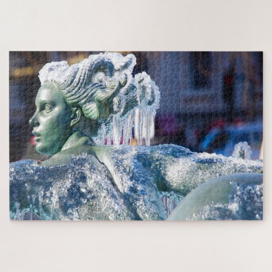 Trafalgar-fontein. Legpuzzel (Horizontaal)