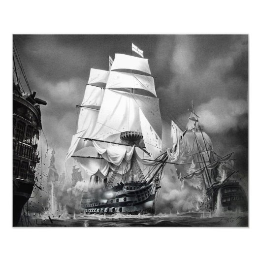 TRAFALGAR Foto afdrukken 20 x 16,3 inch (Voorkant)