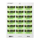 Trafalgar Herfsten Tropische regenwoufotografie Etiket (Full Sheet)