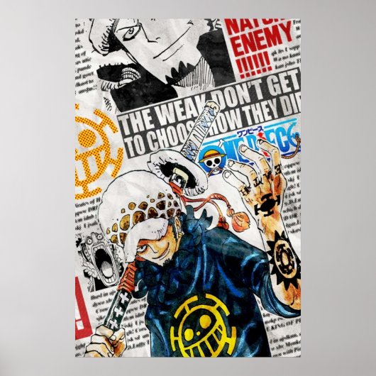 Trafalgar Law One Piece Poster (Voorkant)