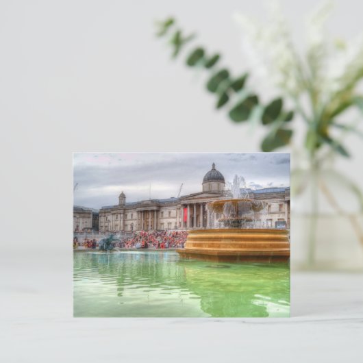 Trafalgar-plein Briefkaart (Staand voorkant)