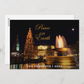 Trafalgar Square bij Christmas, Londen Feestdagenkaart (Voorkant / Achterkant)