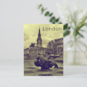 Trafalgar Square Briefkaart (Staand voorkant)
