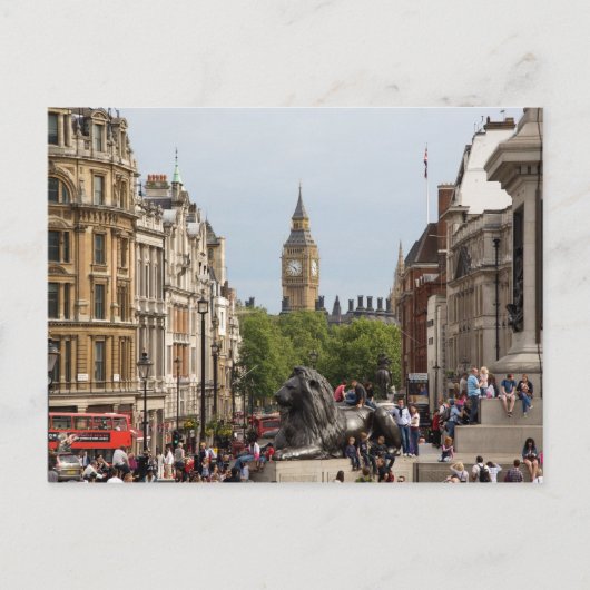 Trafalgar Square Briefkaart (Voorkant)