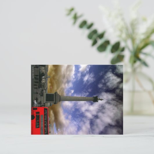 Trafalgar Square Briefkaart (Staand voorkant)