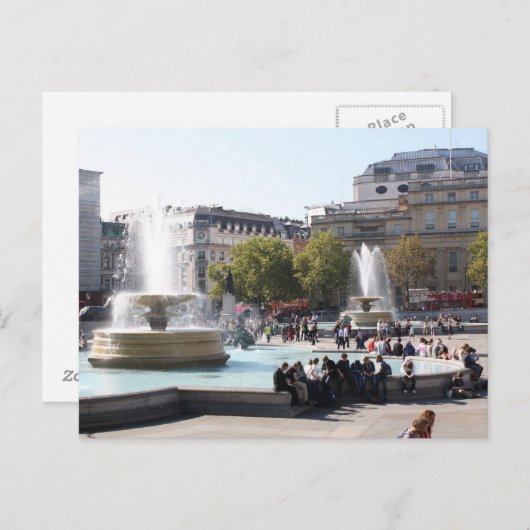 Trafalgar Square Briefkaart (Voorkant / Achterkant)
