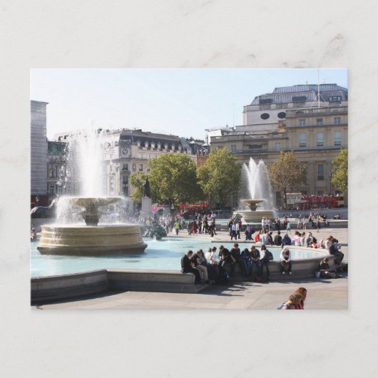 Trafalgar Square Briefkaart (Voorkant)