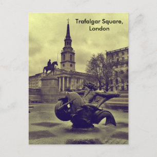 Trafalgar Square, Briefkaart Londen