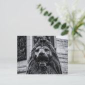 Trafalgar Square Bronze briefkaart (Staand voorkant)