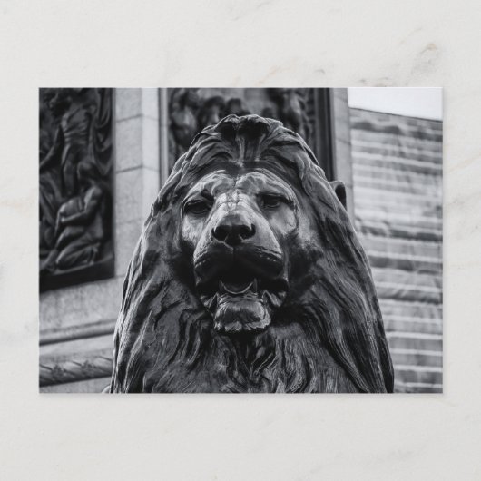 Trafalgar Square Bronze briefkaart (Voorkant)