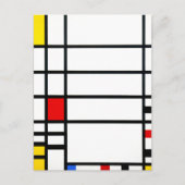 Trafalgar Square door Piet Mondriaan - Modern Art Briefkaart (Voorkant)