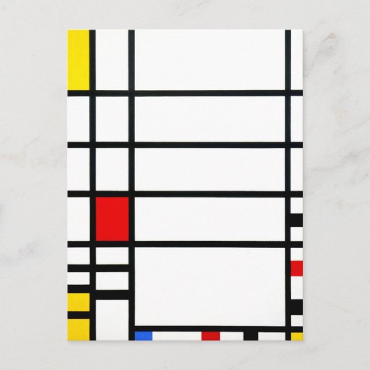 Trafalgar Square door Piet Mondriaan - Modern Art Briefkaart (Voorkant)