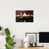 Trafalgar Square Fountain Poster (Thuiskantoor)
