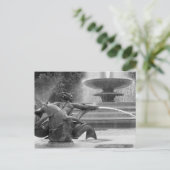 Trafalgar Square Fountains, Londen Briefkaart (Staand voorkant)