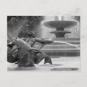 Trafalgar Square Fountains, Londen Briefkaart (Voorkant)