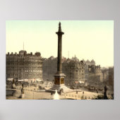 Trafalgar Square I, Londen, Engeland Poster (Voorkant)