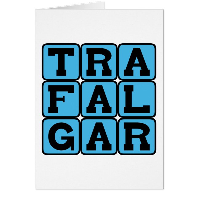 Trafalgar, Square in Londen (Voorkant)