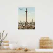 Trafalgar Square in Londen (1900) Poster (Keuken)