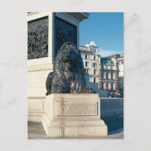 Trafalgar Square Lion, Londen, Verenigd Koninkrijk Briefkaart