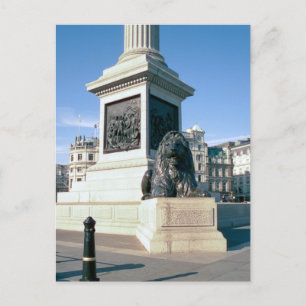 Trafalgar Square Lion, Londen, Verenigd Koninkrijk Briefkaart