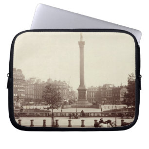 Trafalgar Square, Londen (foto sepia) Laptop Sleeve
