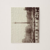 Trafalgar Square, Londen (foto sepia) Legpuzzel (Verticaal)