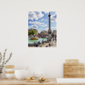 Trafalgar Square, Londen Poster (Keuken)