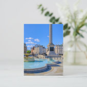 Trafalgar Square, Londen Verenigd Koninkrijk Briefkaart (Staand voorkant)