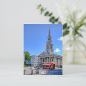 Trafalgar Square, Londen, Verenigd Koninkrijk Briefkaart (Staand voorkant)