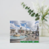Trafalgar Square London Briefkaart (Staand voorkant)
