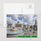 Trafalgar Square London Briefkaart (Voorkant / Achterkant)