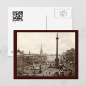 Trafalgar Square, London Briefkaart (Voorkant / Achterkant)