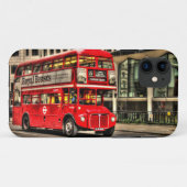 Trafalgar Square London Dubbeldekker Bus Case-Mate iPhone Case (Achterkant (horizontaal))