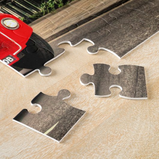 Trafalgar Square London Dubbeldekker Bus Legpuzzel (Zijkant)