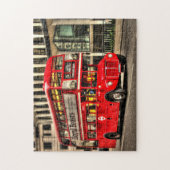 Trafalgar Square London Dubbeldekker Bus Legpuzzel (Verticaal)