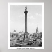 Trafalgar Square London, England early 1900's Poster (Voorkant)
