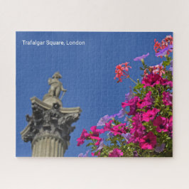 Trafalgar Square Nelson's Column, Londen Verenigd Legpuzzel