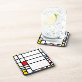 Trafalgar Square - Piet Mondriaan - Modern Art Bier Onderzetter (Rechterzijde)