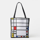 Trafalgar Square - Piet Mondriaan - Modern Art Tote Bag (Achterkant)