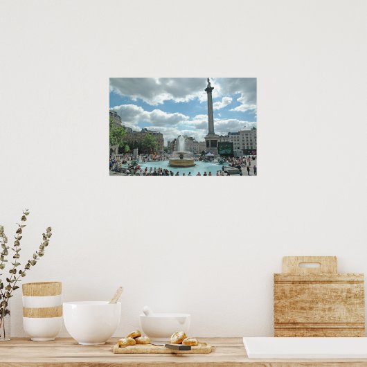 Trafalgar Square Poster (Keuken)