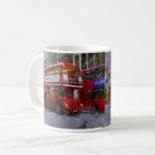 Trafalgar Square Red Double-decker Bus, Londen, Ve Koffiemok (Voorkant links)