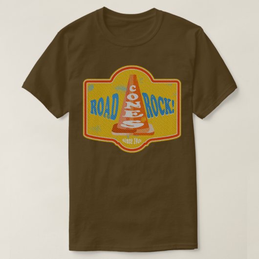 Traffic Cone Road Kegels Rock T-shirt (Design voorkant)