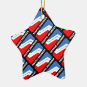 Traffic Engineer League Keramisch Ornament (Links)