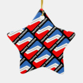 Traffic Engineer League Keramisch Ornament (Achterkant)
