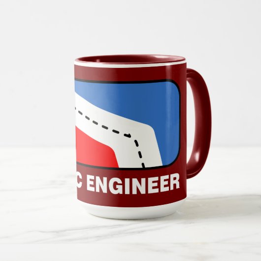 Traffic Engineer League Mok (Voorkant rechts)