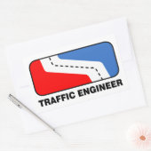 Traffic Engineer League Rechthoekige Sticker (Envelop)